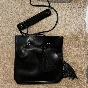 Black crossbody bag